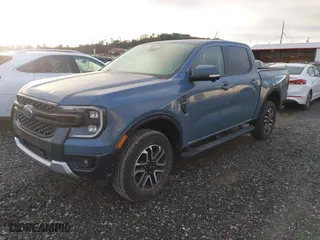 2024 Ford Ranger LARIAT with VIN 1FTER4KH7RLE02681, listed as a IAAI auction lot 41045878 with 10,527 mi miles. Bid and sale history available at carsss.com. Image 17.