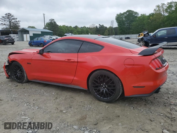2015 Ford Mustang GT with VIN 1FA6P8CF5F5355719, listed as a Copart auction lot 50631025 with 68,262 mi miles and Salvage Title. Bid and sale history available at DreamBid. Image 2.