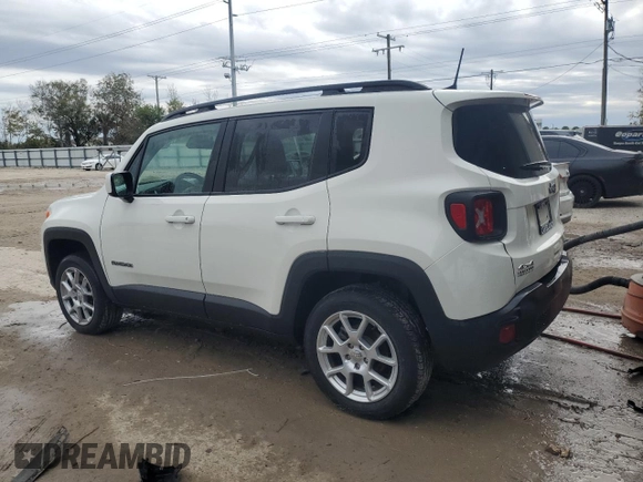 2020 Jeep Renegade Latitude with VIN ZACNJBBB7LPL44224, listed as a Copart auction lot 78076953 with 32,153 mi miles and Salvage title. Bid and sale history available at DreamBid. Image 2.