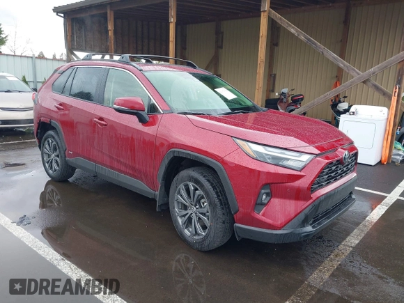 2025 Toyota RAV4 Hybrid XLE Premium with VIN JTMB6RFV6SD156635, listed as a IAAI auction lot 41979039 with 1,849 mi miles and . Bid and sale history available at DreamBid. Image 1.