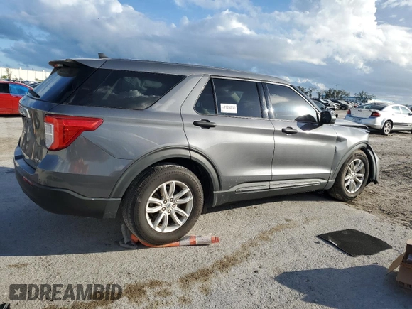 2021 Ford Explorer with VIN 1FMSK8BH8MGB56705, listed as a Copart auction lot 85612594 with 47,794 mi miles and Non Repairable. Bid and sale history available at carsss.com. Image 3.