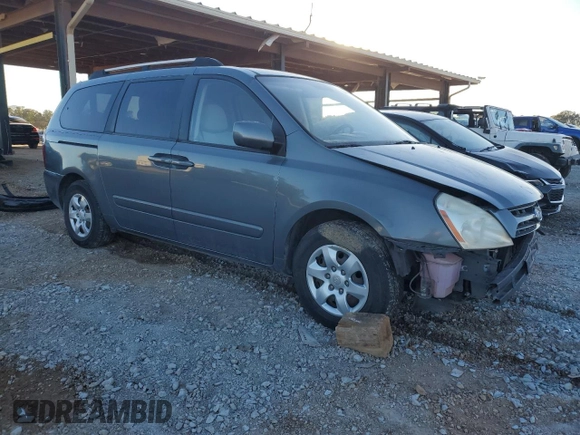 2008 Kia Sedona EX with VIN KNDMB233886214336, listed as a Copart auction lot 81980824 with 166,499 mi miles and Salvage Title. Bid and sale history available at carsss.com. Image 4.
