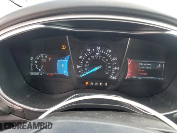 2014 Ford Fusion Titanium with VIN 3FA6P0K92ER208881, listed as a Copart auction lot 56051275 with 228,386 mi miles and Clean Title. Bid and sale history available at DreamBid. Image 9.
