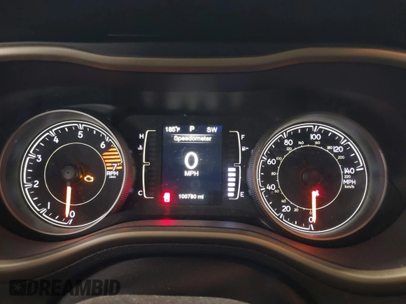 2016 Jeep Cherokee Sport with VIN 1C4PJMAB3GW375360, listed as a IAAI auction lot 41813233 with 100,780 mi miles and . Bid and sale history available at DreamBid. Image 7.
