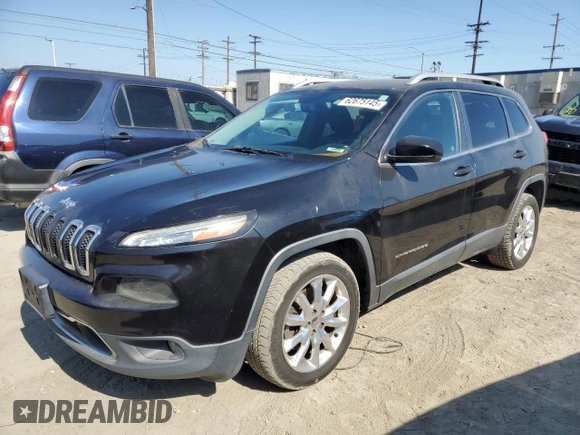 2016 Jeep Cherokee Limited with VIN 1C4PJLDB4GW165307, listed as a Copart auction lot 62675145 with 219,513 mi miles and Clean title. Bid and sale history available at DreamBid. Image 1.