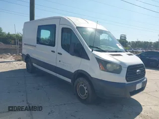 2015 Ford Transit Cargo with VIN 1FTNE2CM6FKA19277, listed as a IAAI auction lot 41906760 with 44,230 mi miles. Bid and sale history available at carsss.com. Image 1.