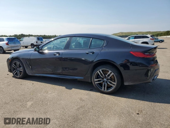 2020 BMW 8 Series 840i with VIN WBAGV4C08LCD84826, listed as a Copart auction lot 53328634 with 36,703 mi miles and Salvage title. Bid and sale history available at DreamBid. Image 2.
