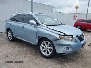 2012 Lexus RX 350 with VIN 2T2ZK1BA1CC069394, listed as a IAAI auction lot 42415689 with 125,539 mi miles and . Bid and sale history available at DreamBid. Image 1.