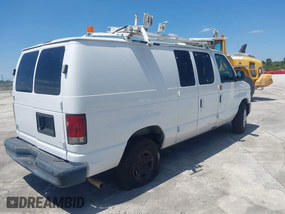 2010 Ford Econoline Cargo Commercial with VIN 1FTNE2EL1ADA10665, listed as a IAAI auction lot 41861433 with 183,657 mi miles and . Bid and sale history available at DreamBid. Image 4.