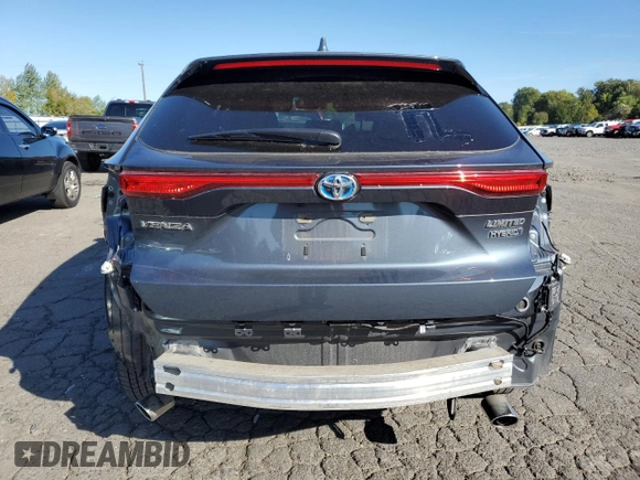 2022 Toyota Venza LE with VIN JTEAAAAH7NJ087615, listed as a Copart auction lot 73133404 with 26,552 mi miles and Salvage Title. Bid and sale history available at carsss.com. Image 6.