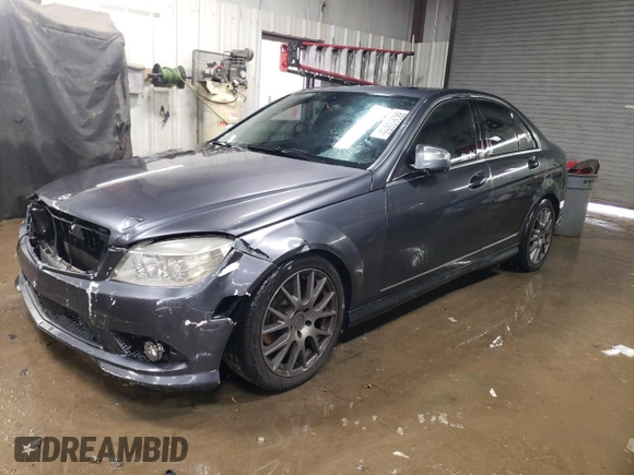 2008 Mercedes-Benz C 300 Sport with VIN WDDGF81X48F109969, listed as a Copart auction lot 88360055 with 131,789 mi miles and Salvage Title. Bid and sale history available at carsss.com. Image 1.