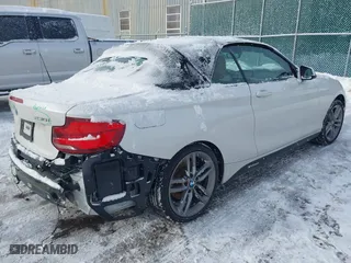 2018 BMW 2 Series 230i xDrive with VIN WBA2K1C52JVB64595, listed as a IAAI auction lot 41604748 with 47,461 mi miles. Bid and sale history available at carsss.com. Image 4.