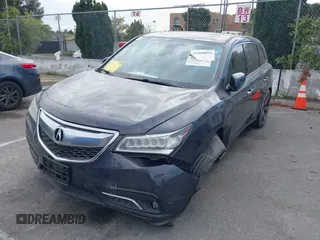 2014 Acura MDX with VIN 5FRYD3H27EB004309, listed as a IAAI auction lot 42058052 with 107,318 mi miles. Bid and sale history available at carsss.com. Image 17.