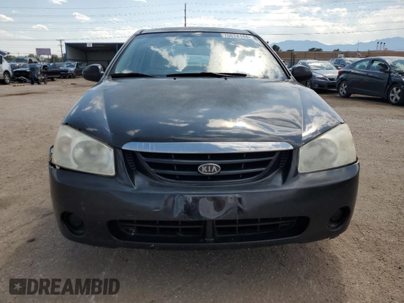 2006 Kia Spectra EX with VIN KNAFE121065348140, listed as a Copart auction lot 70874144 with 181,710 mi miles and Salvage Title. Bid and sale history available at carsss.com. Image 5.