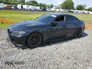 2024 BMW M3 Competition with VIN WBS33AY07RFR51488, listed as a Copart auction lot 61387385 with Not provided miles and Salvage title. Bid and sale history available at DreamBid. Image 1.