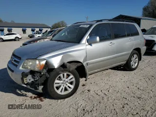 2006 Toyota Highlander Hybrid with VIN JTEEW21A860023571, listed as a Copart auction lot 50694785 with 150,975 mi miles and Salvage Title. Bid and sale history available at carsss.com. Image 1.