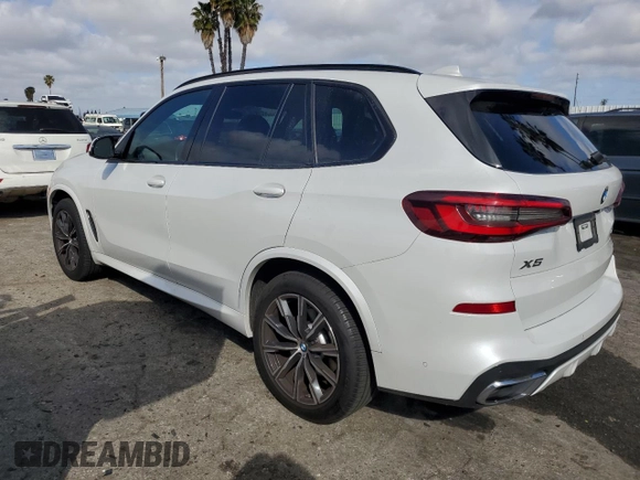 2022 BMW X5 sDrive40i with VIN 5UXCR4C06N9K56344, listed as a Copart auction lot 47600815 with 19,592 mi miles and Salvage Title. Bid and sale history available at carsss.com. Image 2.