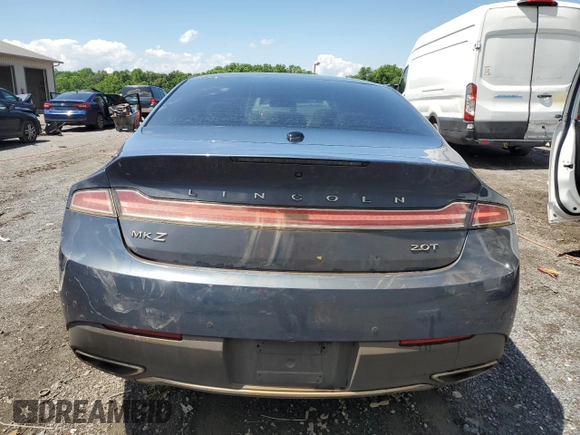 2018 Lincoln MKZ Select with VIN 3LN6L5C99JR601848, listed as a Copart auction lot 57934194 with 82,981 mi miles and Salvage title. Bid and sale history available at DreamBid. Image 6.