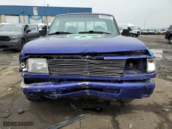 1996 Ford Ranger XL with VIN 1FTCR10A7TUB70399, listed as a Copart auction lot 85563994 with 88,793 mi miles and Clean Title. Bid and sale history available at carsss.com. Image 5.
