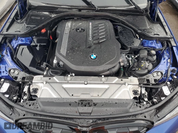 2024 BMW 3 Series M340i with VIN 3MW49FS06R8E18148, listed as a Copart auction lot 76100624 with 0 mi miles and Non Repairable. Bid and sale history available at carsss.com. Image 11.