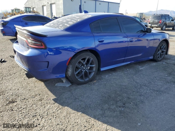 2021 Dodge Charger R/T with VIN 2C3CDXCT5MH652229, listed as a Copart auction lot 48712415 with 54,863 mi miles and Salvage Title. Bid and sale history available at carsss.com. Image 3.