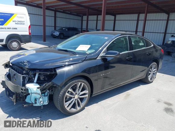 2025 Chevrolet Malibu LT with VIN 1G1ZD5ST8SF149944, listed as a IAAI auction lot 42112466 with 14,440 mi miles and . Bid and sale history available at DreamBid. Image 2.