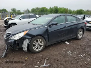 2013 Hyundai Sonata GLS with VIN 5NPEB4AC3DH779631, listed as a Copart auction lot 54946595 with 98,237 mi miles and Salvage Title. Bid and sale history available at carsss.com. Image 1.