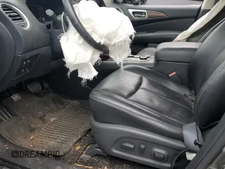 2019 Nissan Pathfinder Platinum with VIN 5N1DR2MM6KC651274, listed as a Copart auction lot 52737215 with 37,459 mi miles and Salvage title. Bid and sale history available at DreamBid. Image 7.