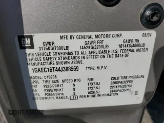2004 GMC Yukon XL SLT with VIN 1GKEC16T44J308569, listed as a Copart auction lot 71376884 with 0 mi miles and Salvage Title. Bid and sale history available at carsss.com. Image 13.