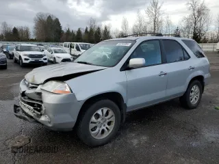2003 Acura MDX Touring Pkg with VIN 2HNYD18603H554154, listed as a Copart auction lot 83293384 with 95,240 mi miles and Salvage Title. Bid and sale history available at carsss.com. Image 1.