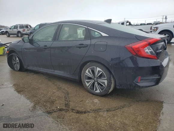 2018 Honda Civic Sedan EX-T with VIN JHMFC1F36JX010967, listed as a Copart auction lot 45357525 with 55,804 mi miles and Salvage Title. Bid and sale history available at carsss.com. Image 2.