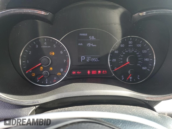 2015 Kia Forte LX with VIN KNAFK4A64F5324186, listed as a Copart auction lot 46888275 with 121,350 mi miles and Salvage Title. Bid and sale history available at carsss.com. Image 9.