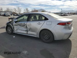 2020 Toyota Corolla Hybrid LE with VIN JTDEBRBE7LJ029233, listed as a Copart auction lot 43476165 with 118,385 mi miles and Salvage Title. Bid and sale history available at carsss.com. Image 2.