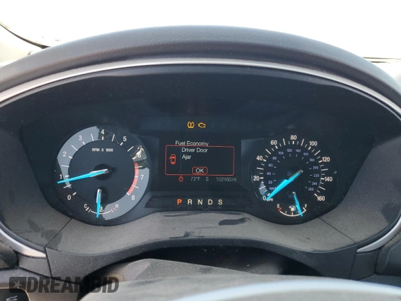 2016 Ford Fusion SE with VIN 3FA6P0H71GR175476, listed as a Copart auction lot 83349794 with 102,160 mi miles and Salvage title. Bid and sale history available at DreamBid. Image 9.