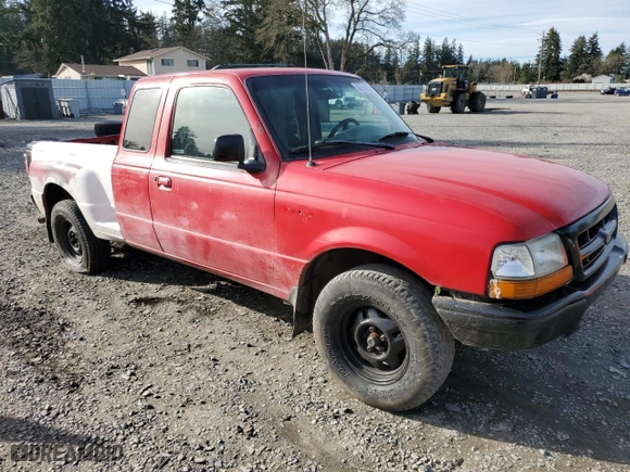 1998 Ford Ranger XL with VIN 1FTYR14C6WPA98731, listed as a Copart auction lot 50735525 with 254,156 mi miles and Salvage Title. Bid and sale history available at carsss.com. Image 6.