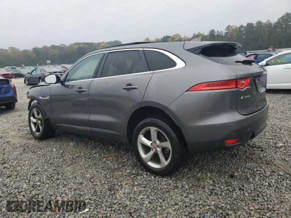 2019 Jaguar F-Pace 25t Premium with VIN SADCJ2FX7KA398240, listed as a Copart auction lot 79866184 with 84,587 mi miles and Salvage Title. Bid and sale history available at DreamBid. Image 2.