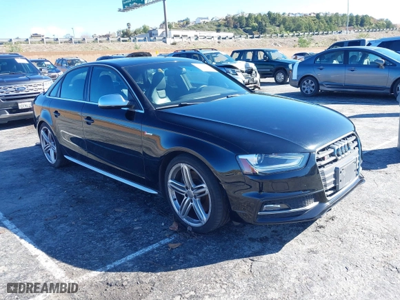 2015 Audi S4 Premium Plus with VIN WAUBGAFL6FA023620, listed as a IAAI auction lot 41414336 with NaN miles. Bid and sale history available at carsss.com. Image 1.