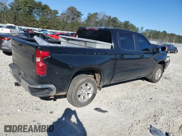 2022 Chevrolet Silverado 1500 LT with VIN 3GCPWCED4NG121580, listed as a Copart auction lot 47282425 with 93,434 mi miles and Salvage Title. Bid and sale history available at DreamBid. Image 3.