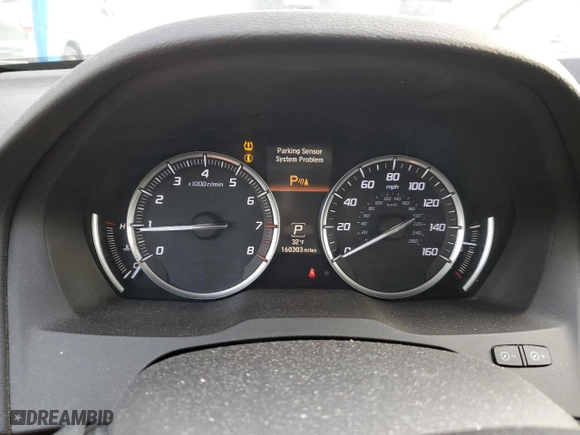 2016 Acura MDX w/Advance with VIN 5FRYD4H95GB006047, listed as a Copart auction lot 41380675 with 160,303 mi miles and Salvage Title. Bid and sale history available at carsss.com. Image 9.