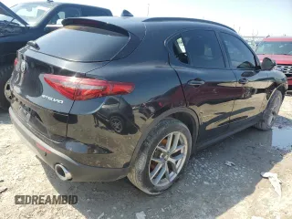 2018 Alfa Romeo Stelvio Ti Sport z VIN ZASFAKNNXJ7B84760, wystawiony jako Copart lot #52219395 z przebiegiem 110 145 mil mil oraz Tytuł czysty. Historia ofert i sprzedaży dostępna na DreamBid. Obrazek 3.