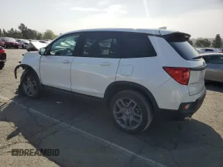 2023 Honda Passport EX-L with VIN 5FNYF8H58PB014241, listed as a Copart auction lot 55176105 with 16,672 mi miles and Salvage title. Bid and sale history available at DreamBid. Image 2.