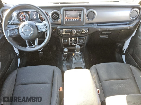 2022 Jeep Wrangler Unlimited Sport with VIN 1C4HJXDN7NW270183, listed as a Copart auction lot 80512144 with 10,935 mi miles and Clean Title. Bid and sale history available at DreamBid. Image 8.