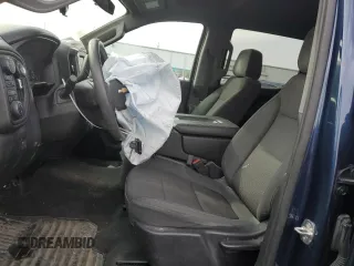 2021 Chevrolet Silverado 1500 Custom with VIN 1GCPYBEH8MZ116002, listed as a Copart auction lot 46158675 with 106,535 mi miles and Salvage Title. Bid and sale history available at DreamBid. Image 7.