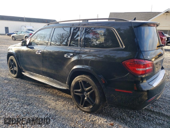 2019 Mercedes-Benz GLS 550 with VIN 4JGDF7DE1KB224721, listed as a Copart auction lot 78806124 with 77,246 mi miles and Salvage title. Bid and sale history available at DreamBid. Image 2.