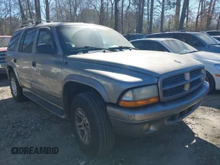 2001 Dodge Durango with VIN 1B4HS28N41F513644, listed as a IAAI auction lot 41695585 with 146,606 mi miles and . Bid and sale history available at carsss.com. Image 1.
