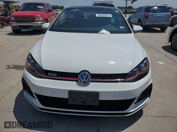 2018 Volkswagen Golf GTI S with VIN 3VW447AU2JM277566, listed as a Copart auction lot 58453674 with 34,607 mi miles and Clean Title. Bid and sale history available at carsss.com. Image 5.