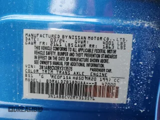 2024 Nissan Sentra SV with VIN 3N1AB8CV2RY313576, listed as a Copart auction lot 44943845 with 8,070 mi miles and Non repairable. Bid and sale history available at DreamBid. Image 12.