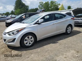 2016 Hyundai Elantra SE with VIN 5NPDH4AE2GH770371, listed as a Copart auction lot 61814115 with 88,238 mi miles and Salvage title. Bid and sale history available at DreamBid. Image 1.