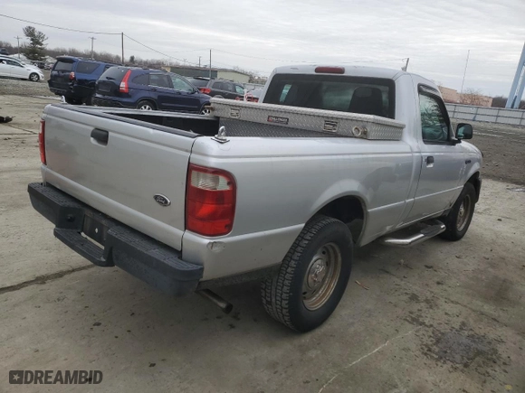 2004 Ford Ranger XL with VIN 1FTYR10D34PB23774, listed as a Copart auction lot 45476635 with 0 mi miles and Clean Title. Bid and sale history available at carsss.com. Image 3.