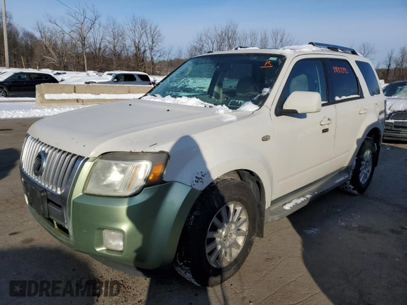 2009 Mercury Mariner Premier with VIN 4M2CU97G59KJ15603, listed as a Copart auction lot 88873995 with Not provided miles and Clean title. Bid and sale history available at DreamBid. Image 1.